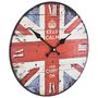 Voir la diapositive 3 : VIDAXL Horloge murale vintage Royaume-Uni 30 cm