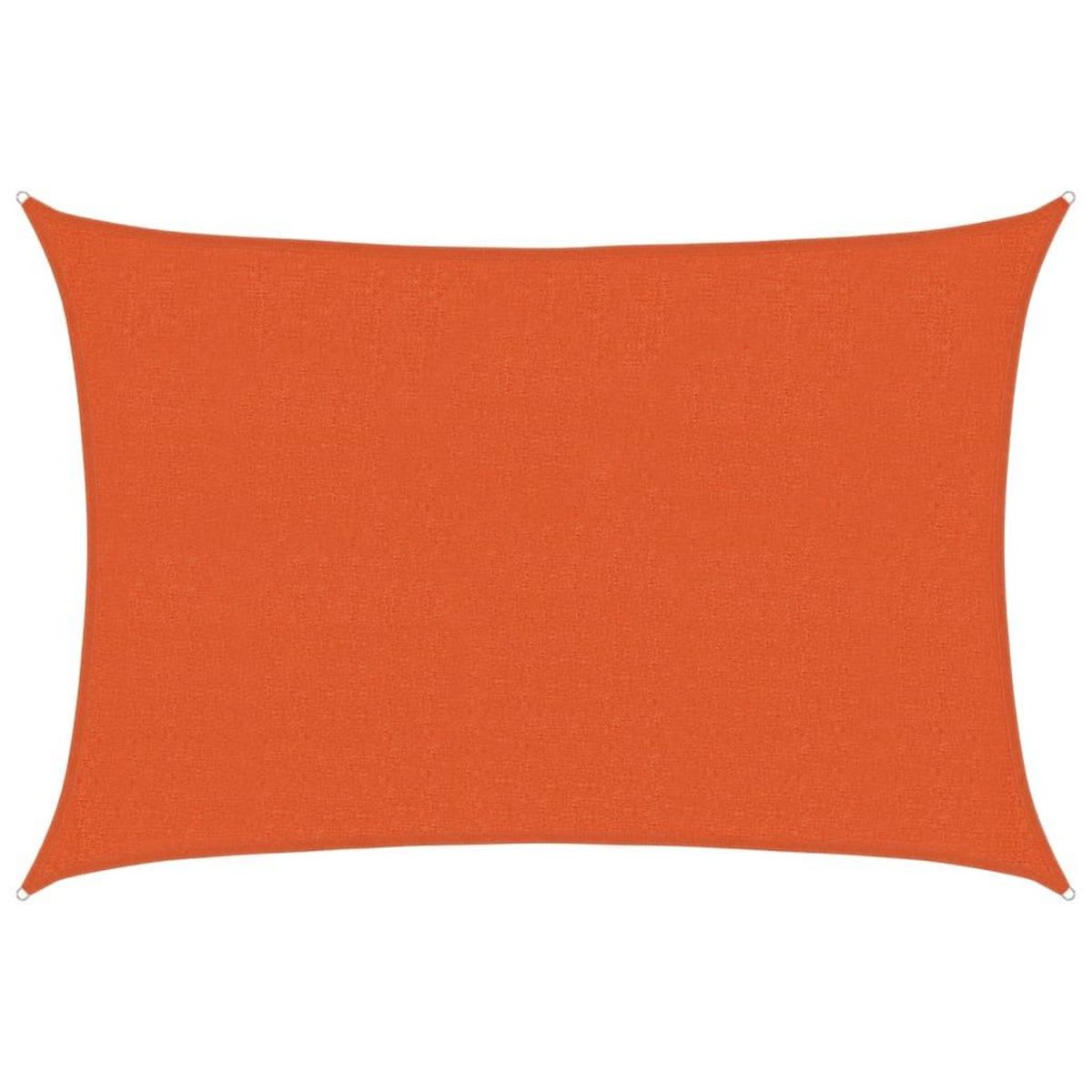 VIDAXL Voile d'ombrage 160 g/m^2 Orange 2,5x3,5 m PEHD