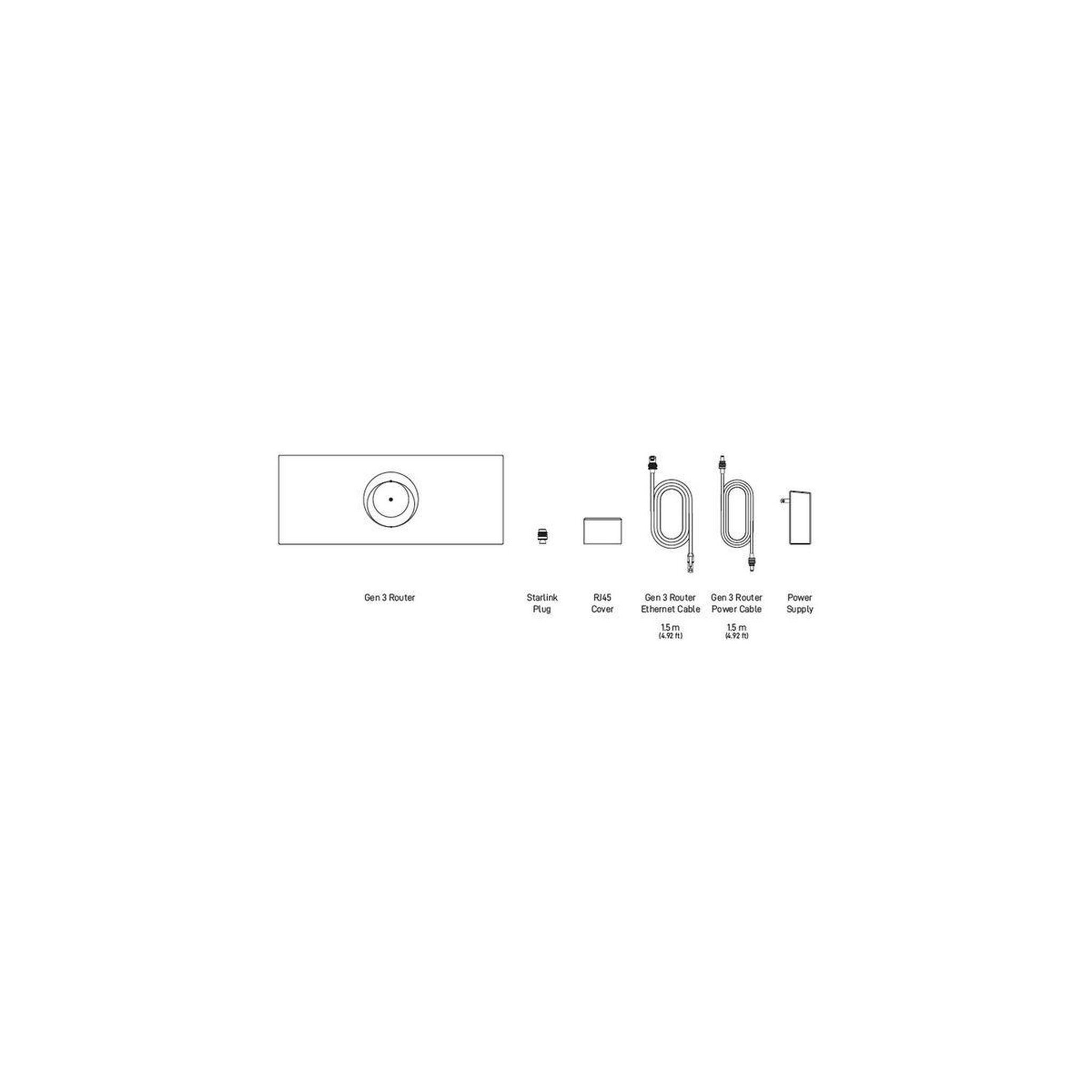 Voir la diapositive 3 : STARLINK Routeur wifi gen3 flat
