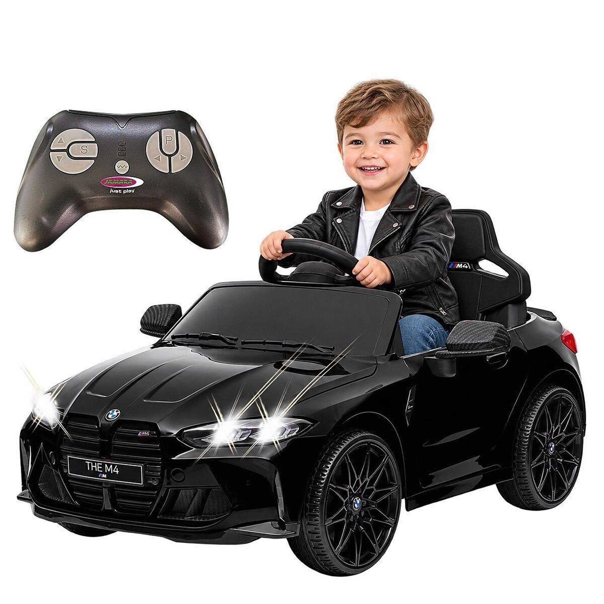 Voir la diapositive 3 : Jamara Ride-on bmw m4 noir 2,4ghz li-power 12.6