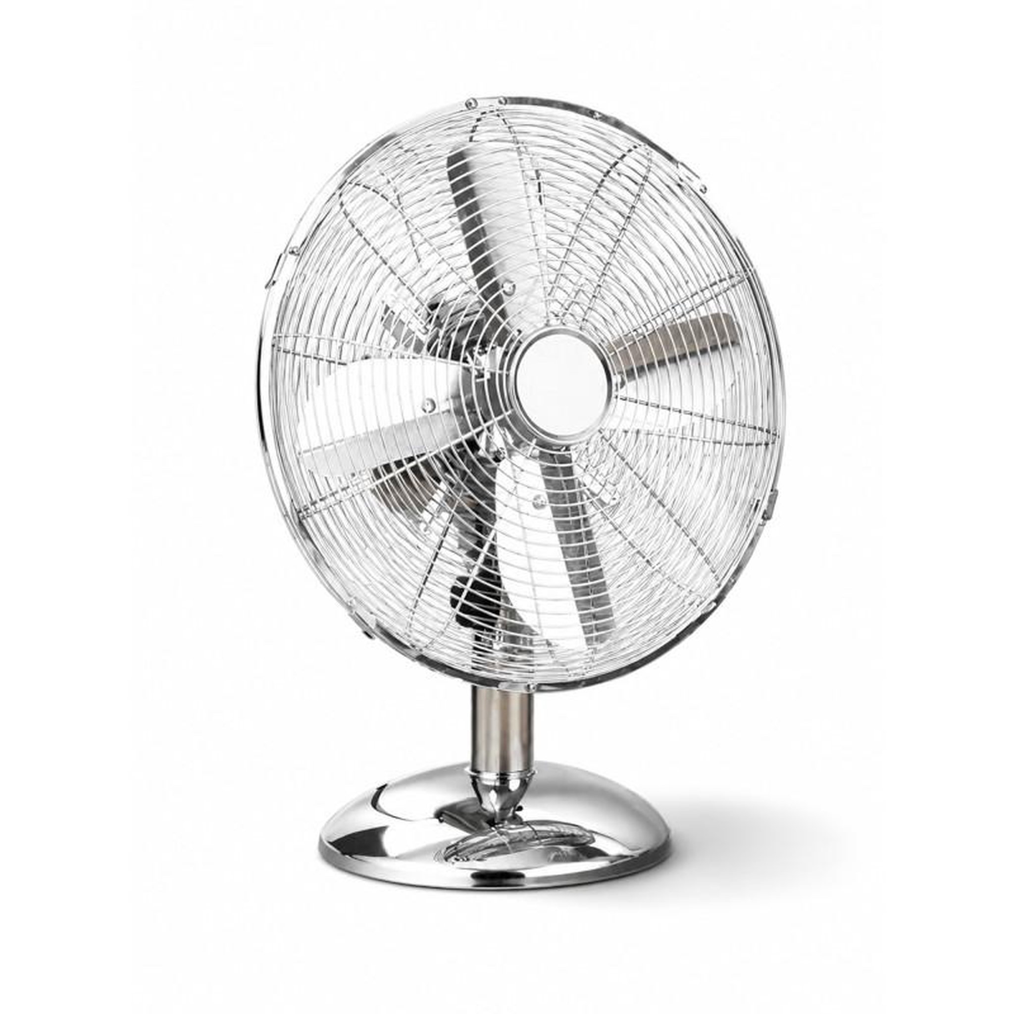 Voir la diapositive 4 : DC Direct Ventilateur de table dcg VE1616 finition argentée