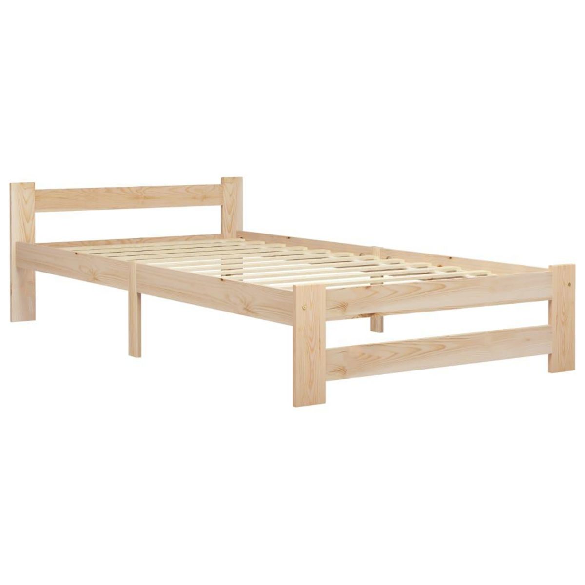 VIDAXL Cadre de lit sans matelas bois de pin massif 90x200 cm