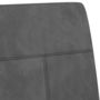 Voir la diapositive 5 : VIDAXL Chaise cantilever Gris fonce Velours