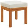 Voir la diapositive 3 : VIDAXL Tabourets de jardin et coussins lot de 2 Acacia solide