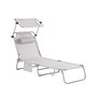 Voir la diapositive 1 : SOBUY SoBuy - Chaise Longue Réglable Pare-Soleil - Fonctionnel - OGS48
