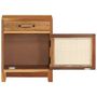 Voir la diapositive 4 : VIDAXL Table de chevet 40x30x50 cm Bois de recuperation massif