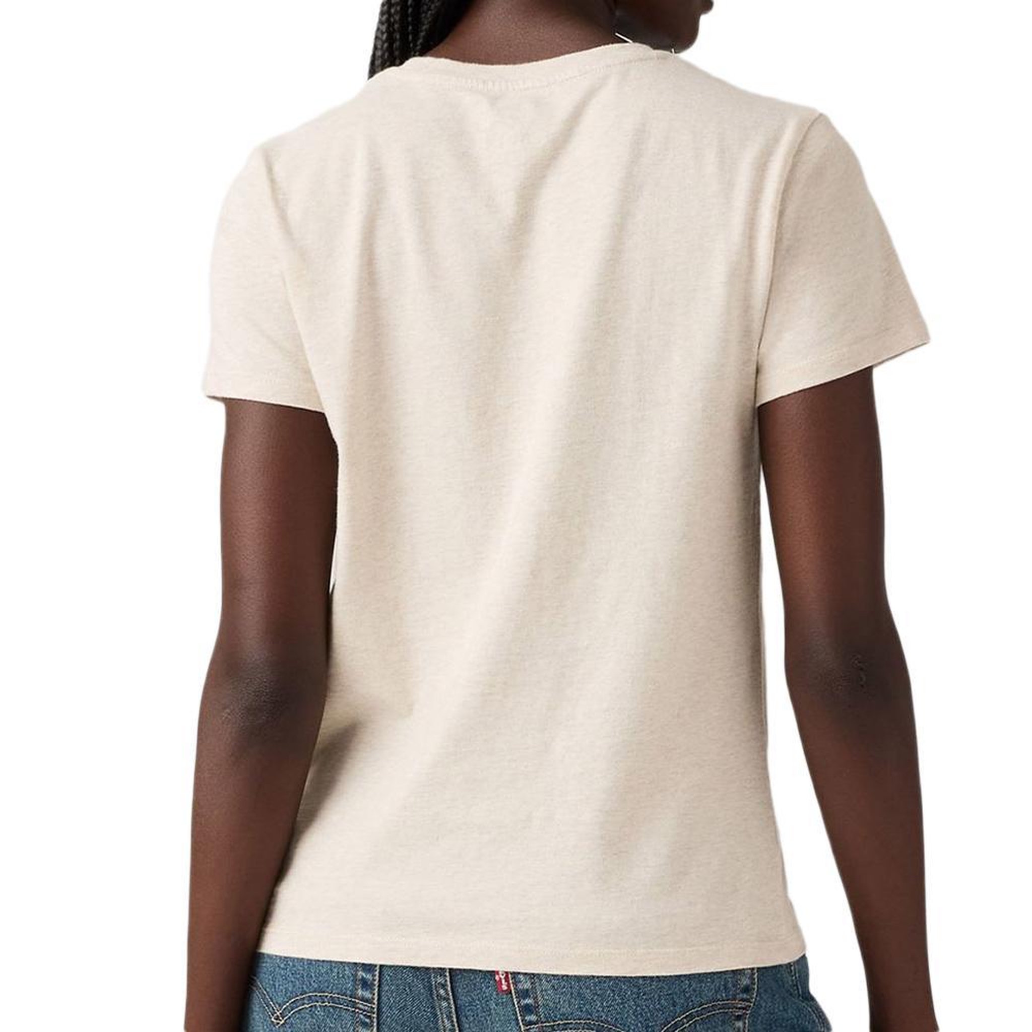 Voir la diapositive 2 : Levi's T-Shirt Beige Femme Levi's The Perfect