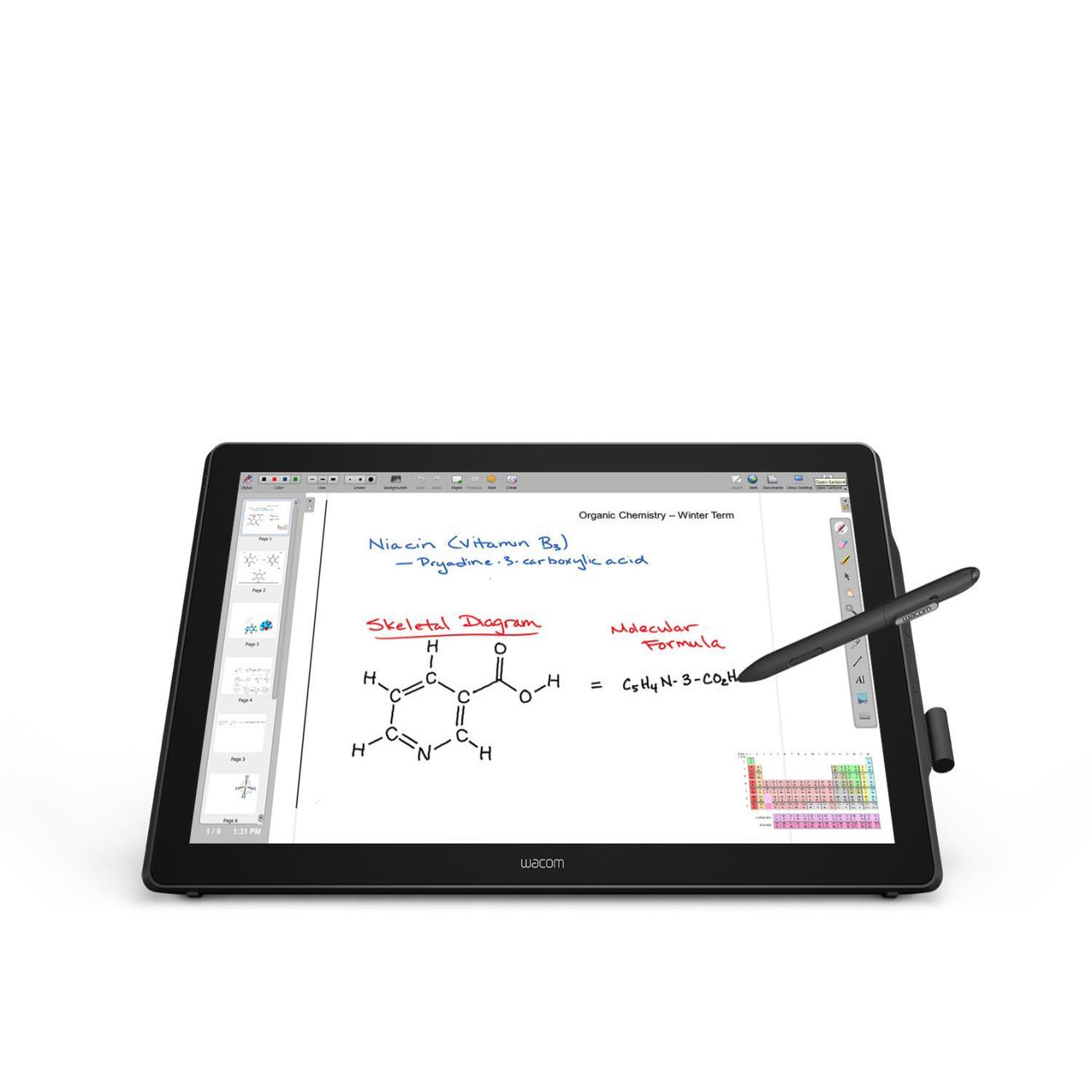 Voir la diapositive 2 : Wacom Wacom dth-2452 écran plat de pc 60,5 cm (23.8 ) 1920 x 1080 pixels full hd va écran tactile multi-utilisateur noir