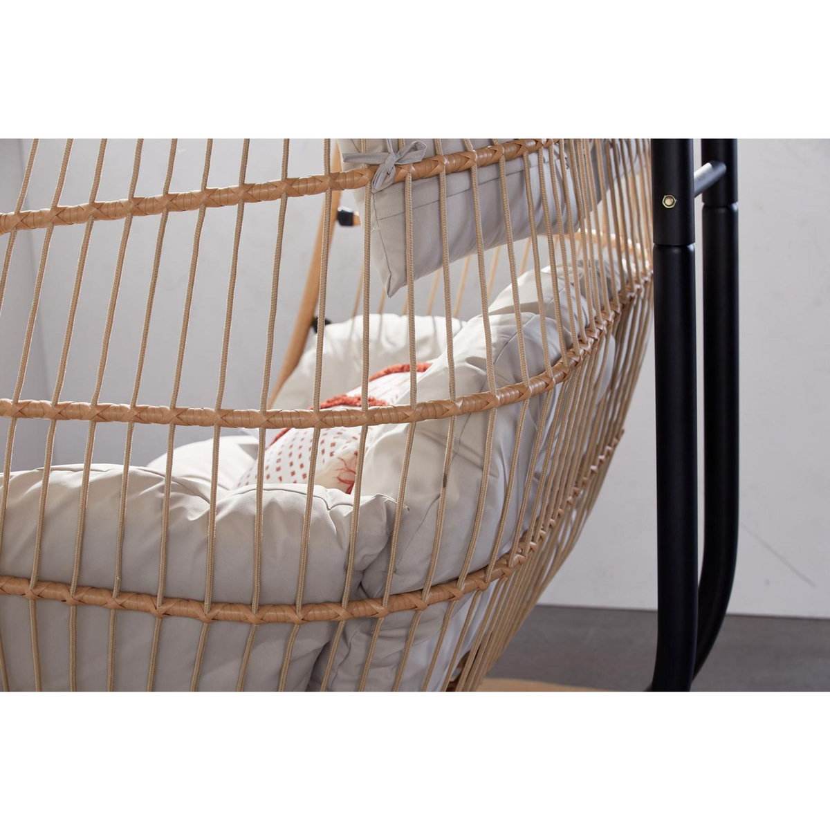 CONCEPT USINE Fauteuil suspendu 2 places effet rotin  FARO