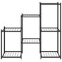 Voir la diapositive 3 : VIDAXL Jardiniere 83x25x80 cm Noir Fer