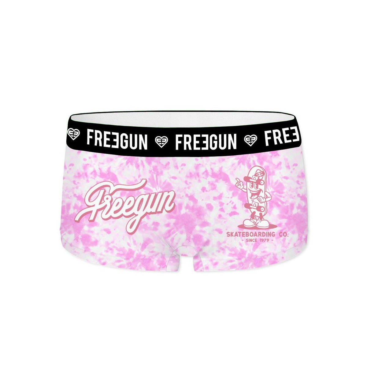 FREEGUN Lot de 4 shortys femme Manga Neon