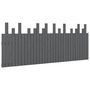 Voir la diapositive 2 : VIDAXL Tete de lit murale Gris 204x3x80 cm Bois massif de pin