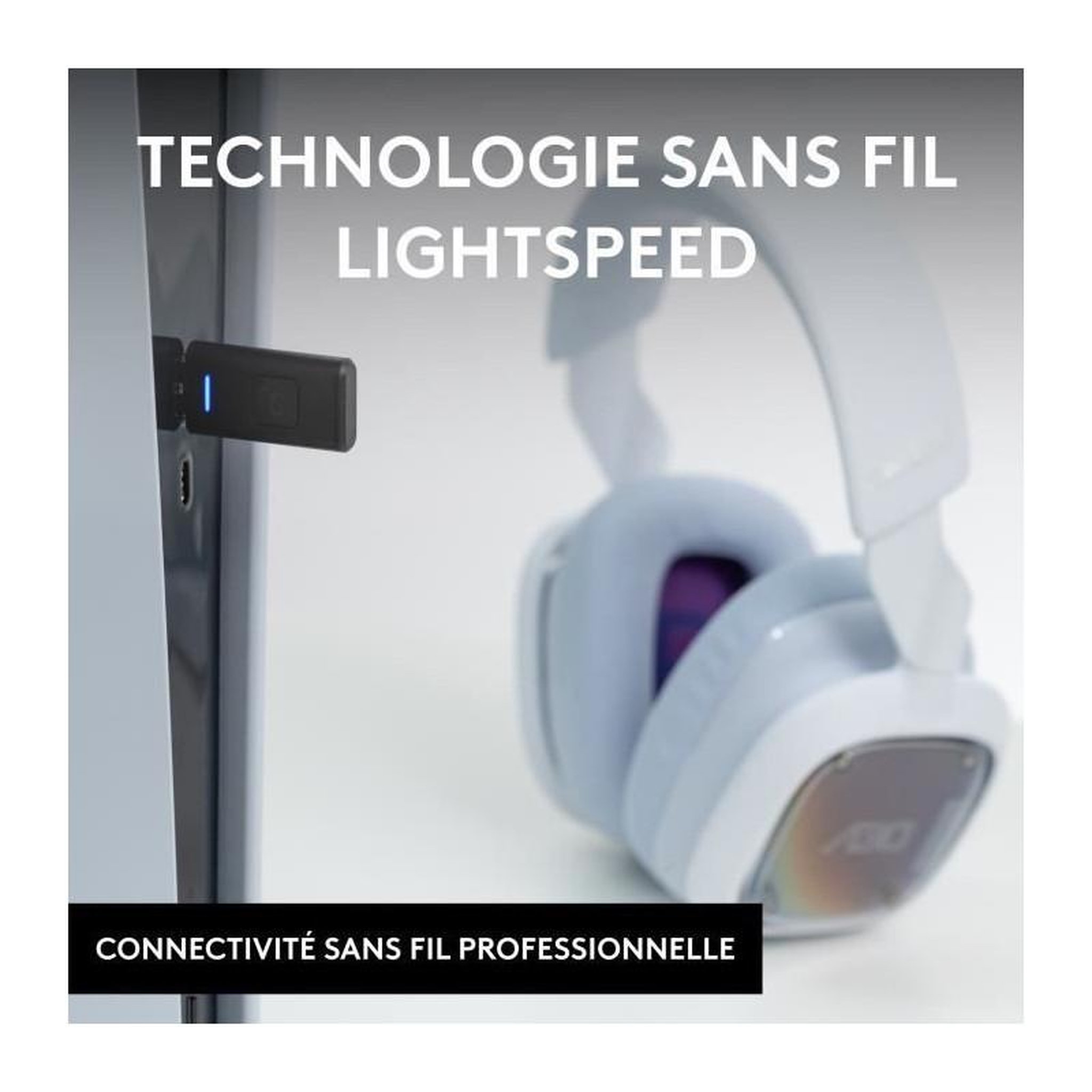 Voir la diapositive 4 : LOGITECH G Casque Gaming sans fil - ASTRO - A30 - Pour PS, PC, Mobile - Blanc