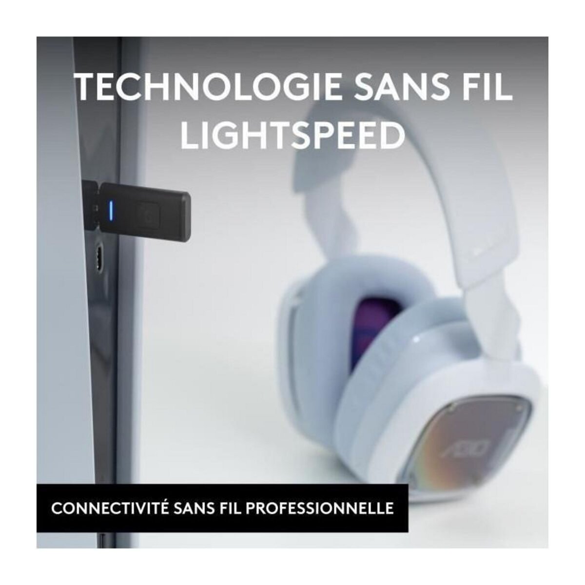 LOGITECH G Casque Gaming sans fil - ASTRO - A30 - Pour PS, PC, Mobile - Blanc