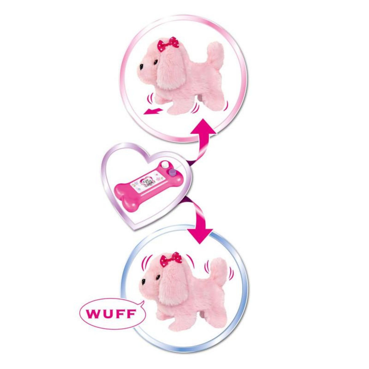 SIMBA Simba - Chi Chi Love Little Puppy Walk With Remote Control 105893237