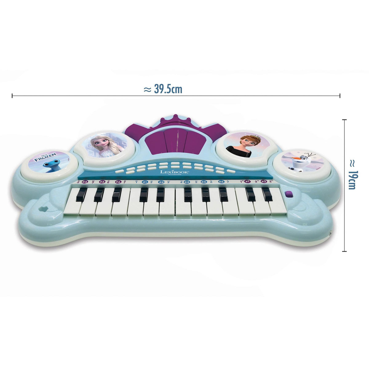 Lexibook Piano électronique La Reine des Neiges avec siège et micro