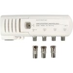 TELEVES Amplificateur TV intérieur 3 TV 20db réglable avec LED