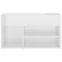 Voir la diapositive 5 : VIDAXL Banc a chaussures Blanc brillant 80x30x45 cm Bois d'ingenierie