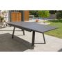 Voir la diapositive 4 : DCB GARDEN Table de jardin - 10/12 places - Aluminium - Gris - STOCKHOLM