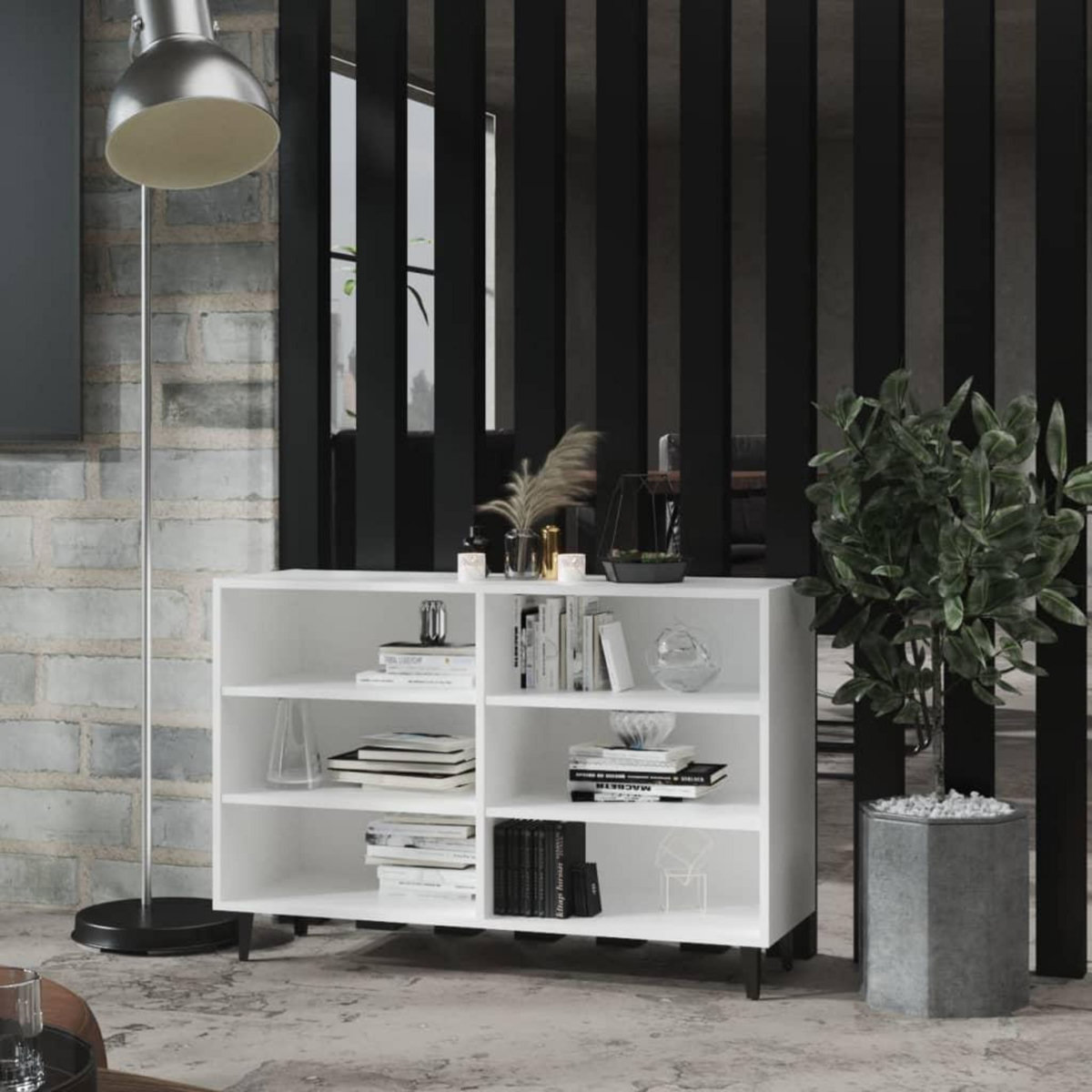 VIDAXL Buffet blanc 103,5x35x70 cm bois d'ingenierie