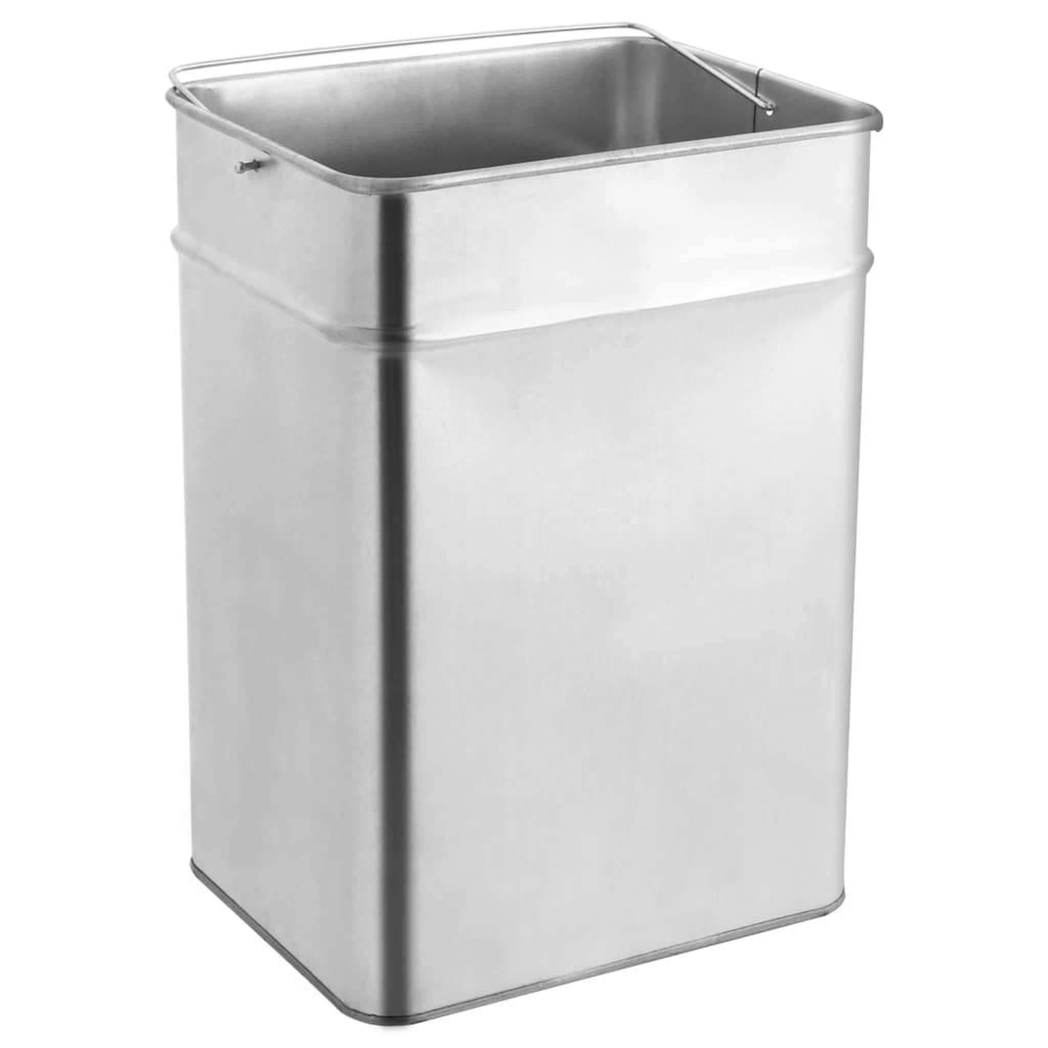 Voir la diapositive 5 : VIDAXL Poubelle a cendrier d'hotel 45 L Acier Noir