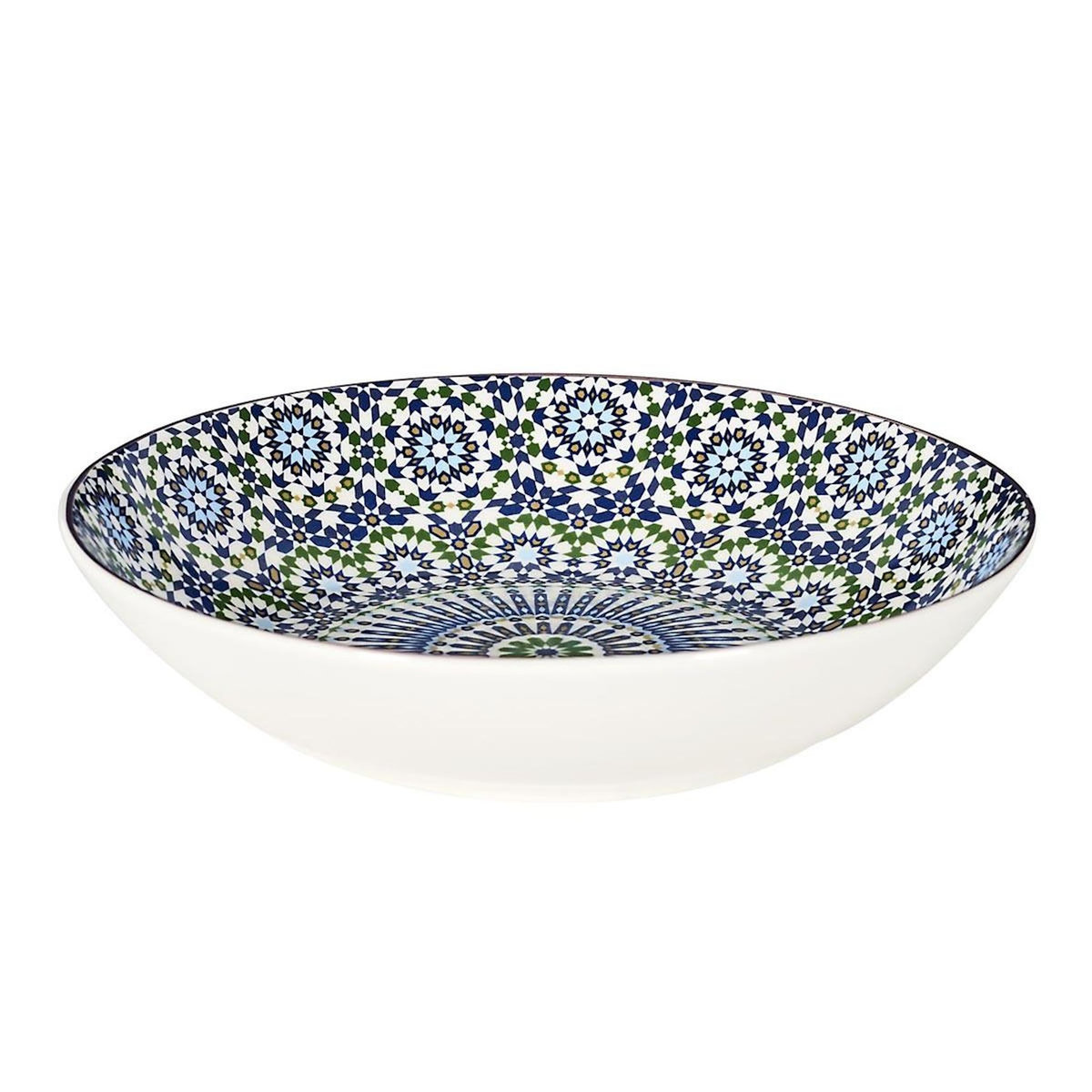 Paris Prix Lot de 6 Assiettes Creuses  Sana  20cm Multicolore