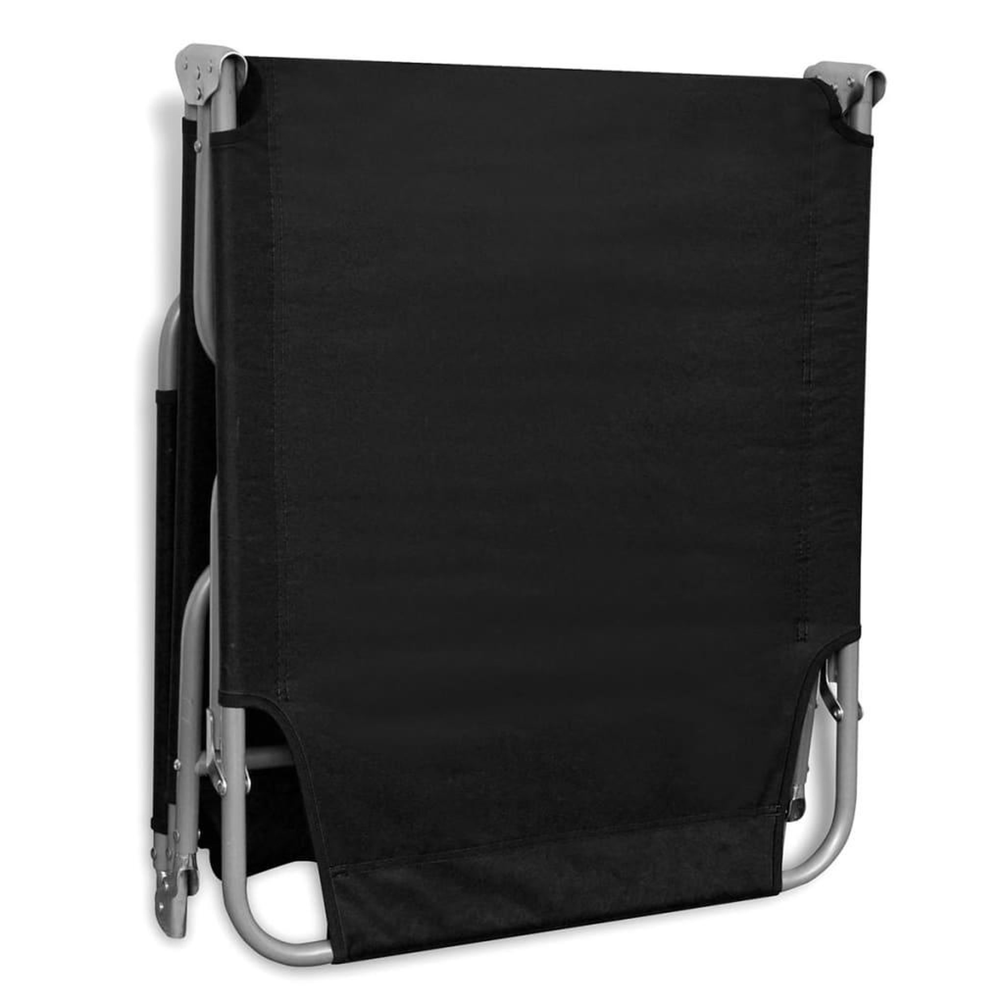 Voir la diapositive 5 : VIDAXL Chaise longue pliable acier enduit de poudre noir