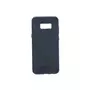 amahousse Coque Galaxy S8 Plus effet carbone brossé souple noire