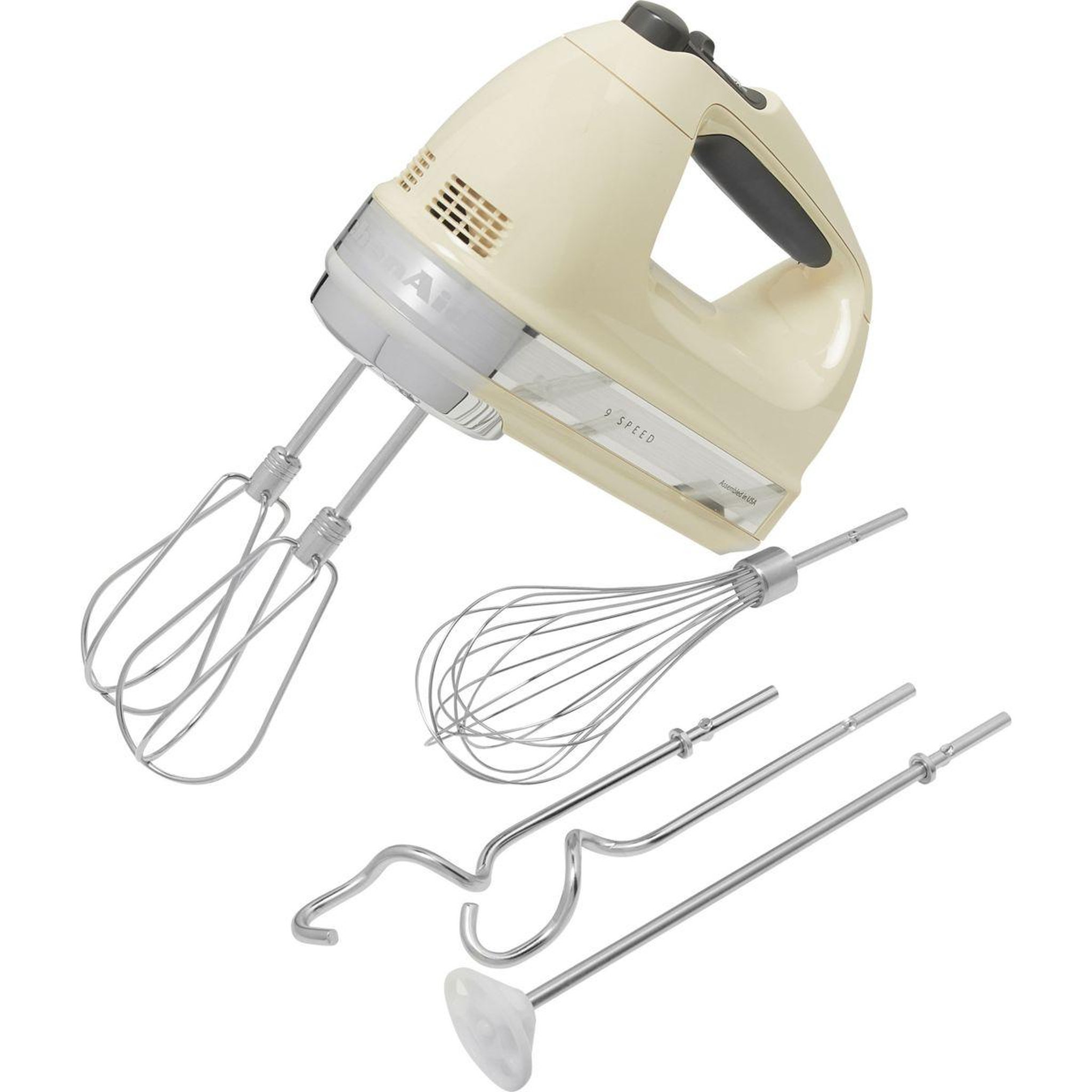 Voir la diapositive 2 : KitchenAid Batteur 5KHM9212EAC CREME