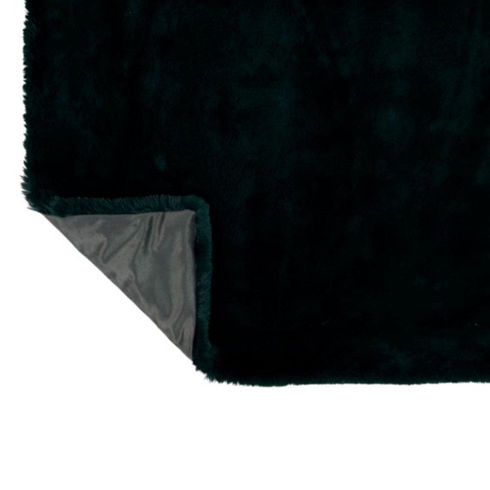 Voir la diapositive 4 : J-LINE Plaid imitation fourrure  cutie  130x180cm vert