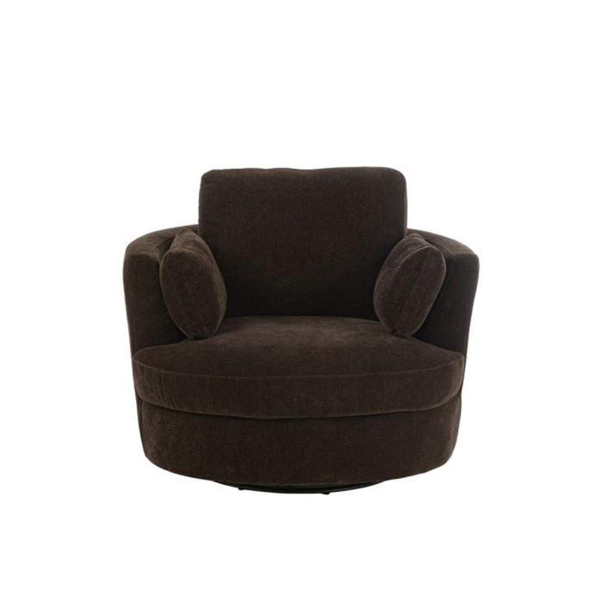 Paris Prix Fauteuil Pivotant  Swiv  109cm Marron Foncé