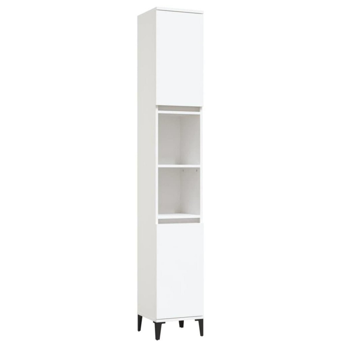 VIDAXL Armoire de salle de bain blanc 30x30x190 cm bois d'ingenierie