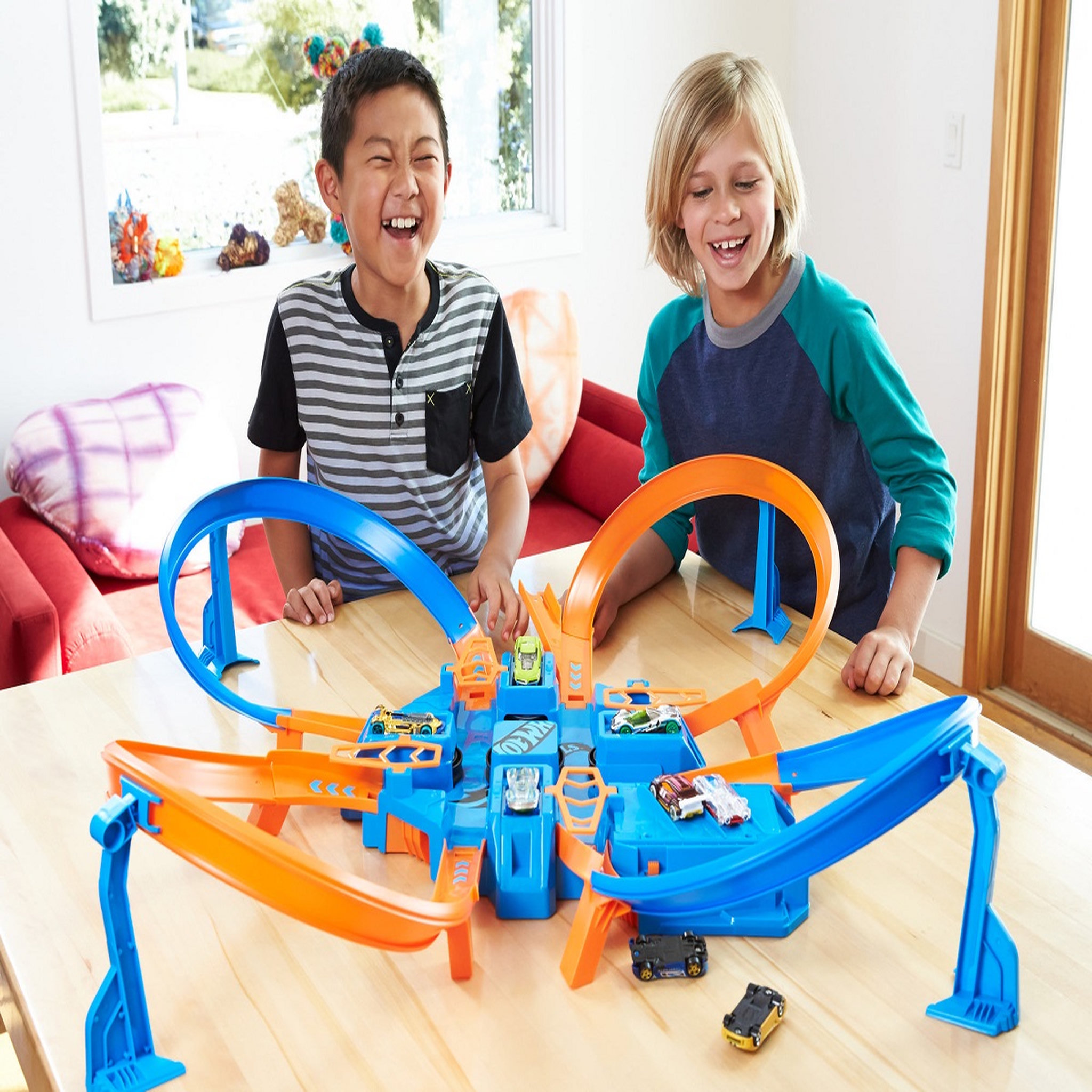 Voir la diapositive 3 : MATTEL Circuit Criss Cross Crash Hot Wheels