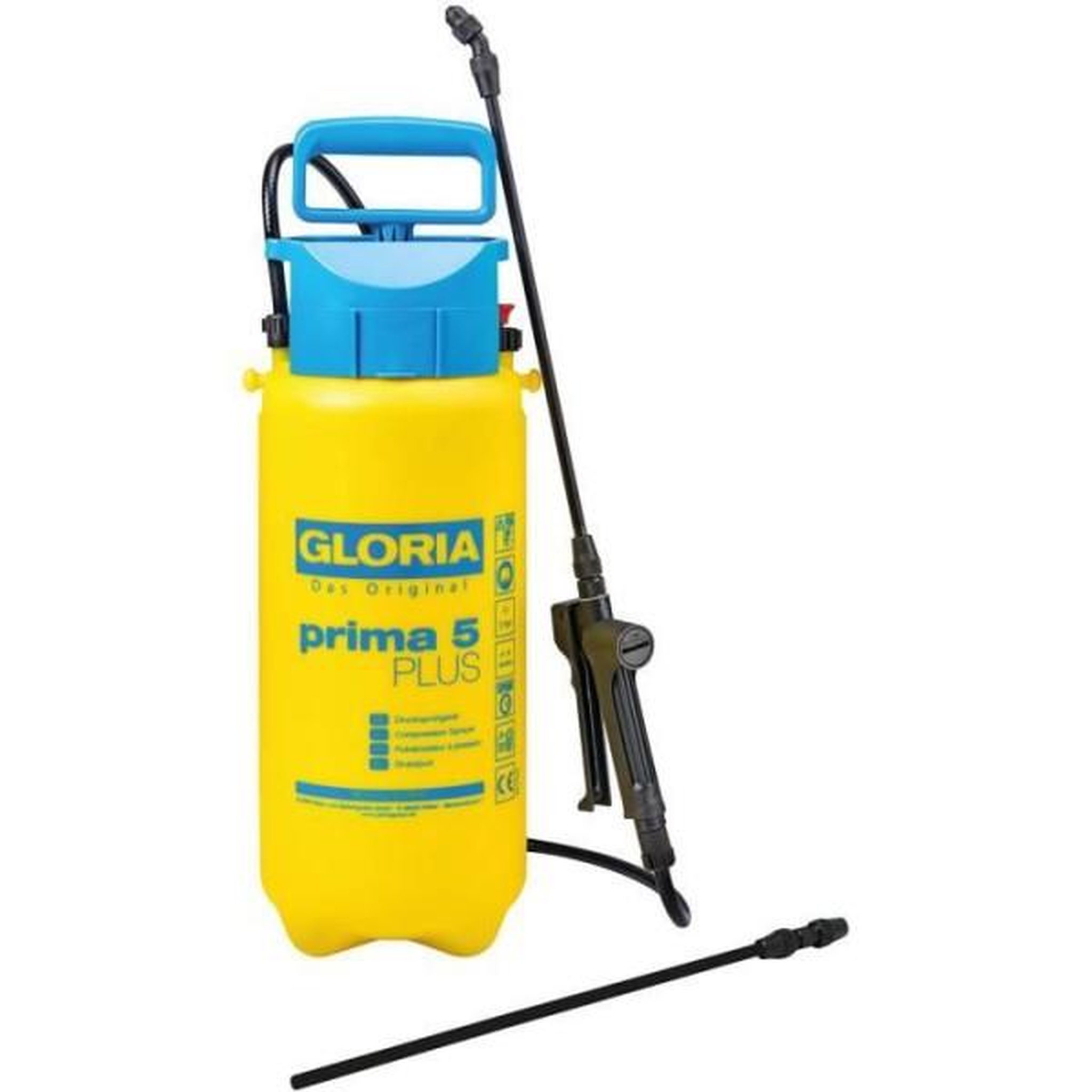 N/A Pulvérisateur a pression gloria prima 5 plus - 5l - résistant aux acides