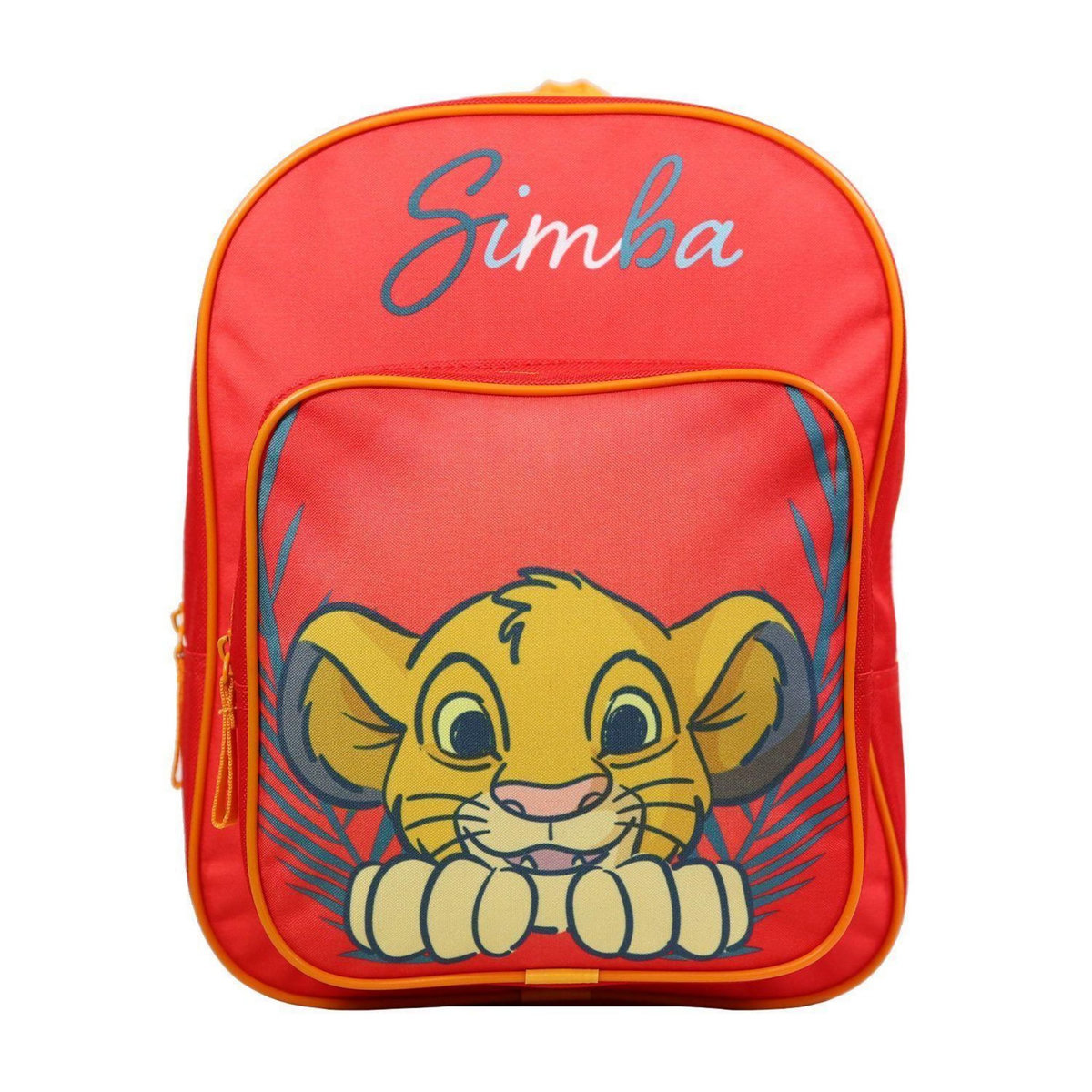 Bagtrotter Sac à dos 31 cm avec poche Disney Le Roi Lion Simba Rouge Bagtrotter