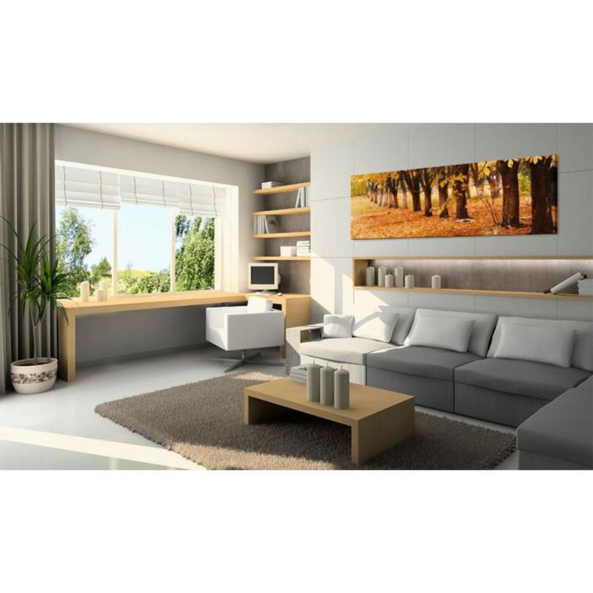 Paris Prix Tableau Imprimé  Golden Leaves