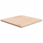 VIDAXL Dessus de table carre 60x60x2,5 cm Bois chene massif non traite