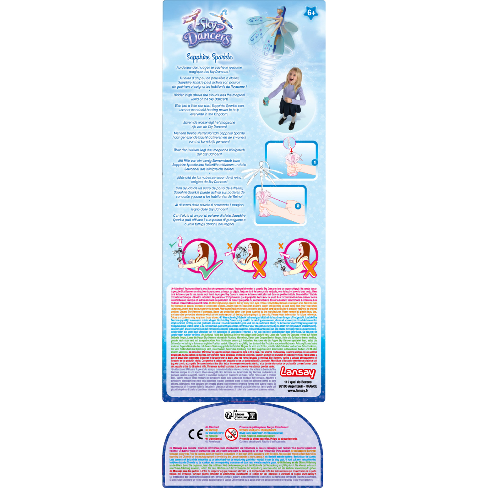 Voir la diapositive 6 : LANSAY Sky Dancers Sapphire Sparkle