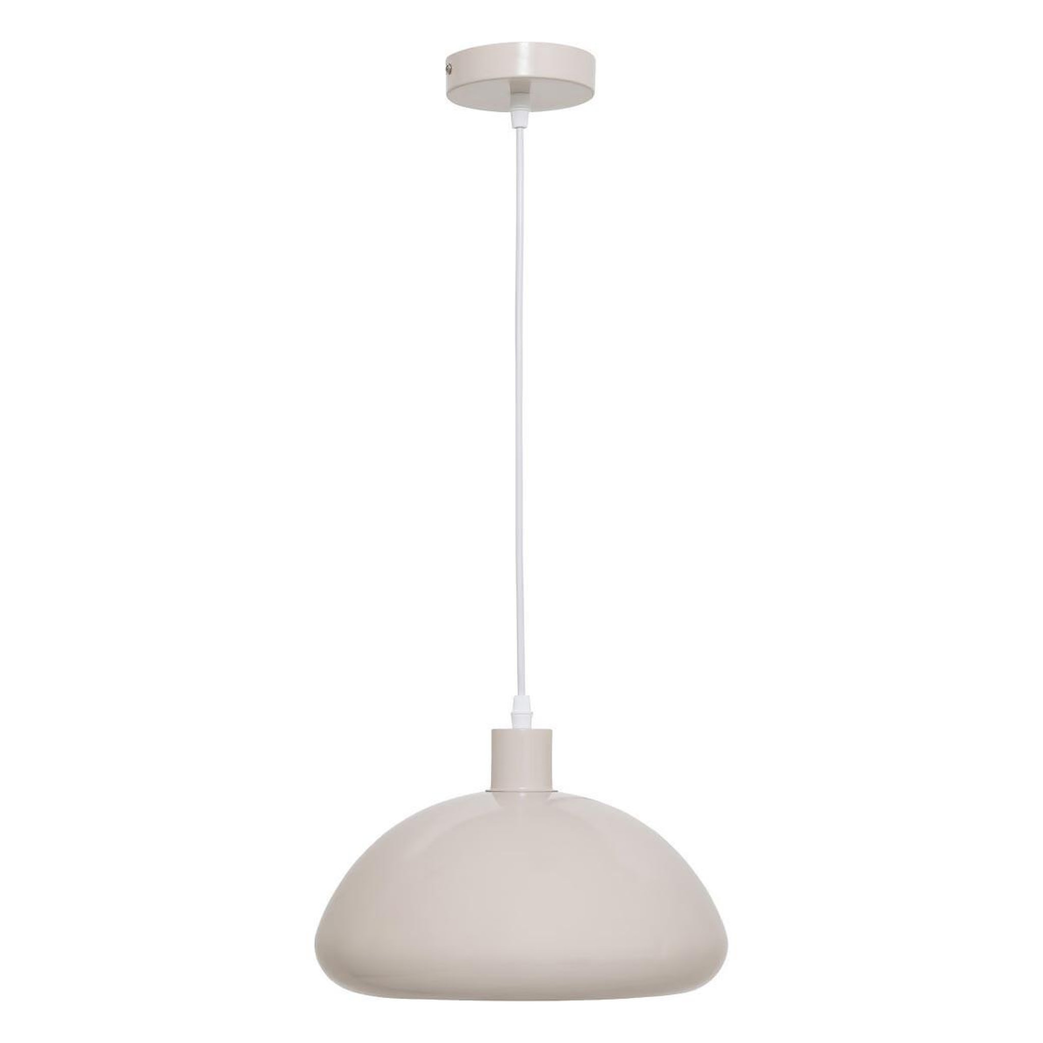 ATMOSPHERA Lampe suspension champignon  savio  27cm beige
