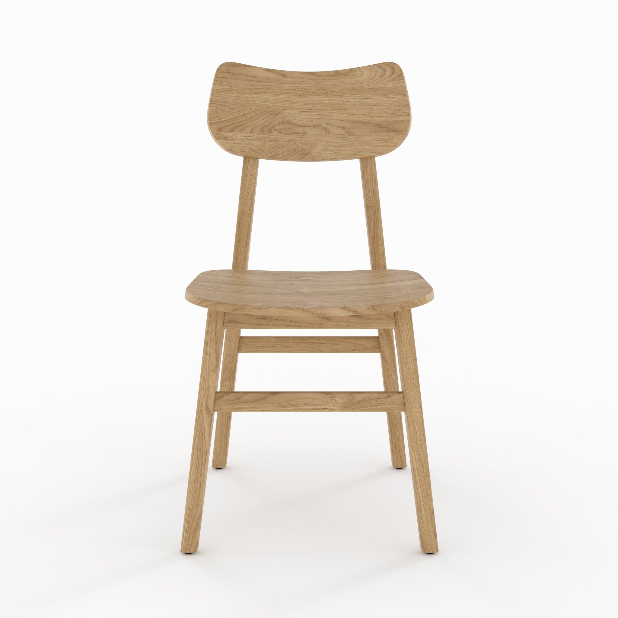 Voir la diapositive 3 : MAISON PAVANE Lot de 2 chaises en bois massif de mindi-kawi