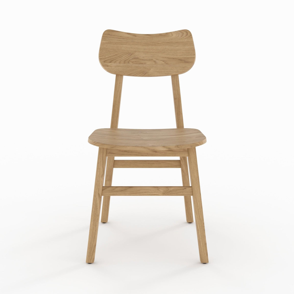Rendez vous déco Lot de 2 chaises en bois massif de mindi-Kawi