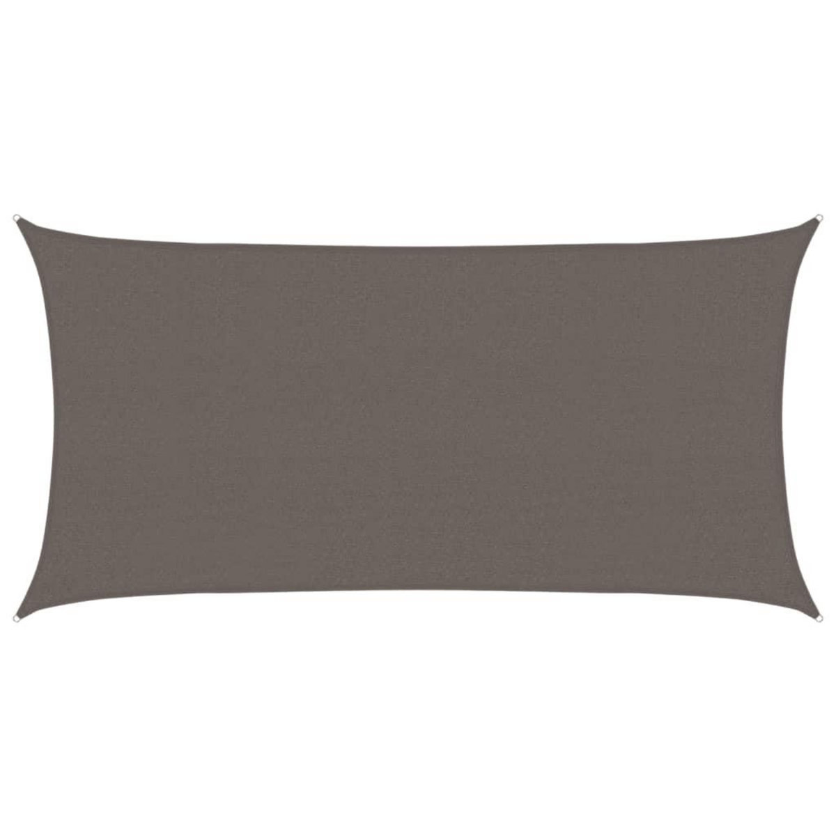 VIDAXL Parasol en PEHD rectangulaire 2x4 m Anthracite