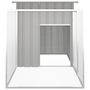 Voir la diapositive 4 : VIDAXL Cage pour poules Gris 200x91x100 cm Acier galvanise