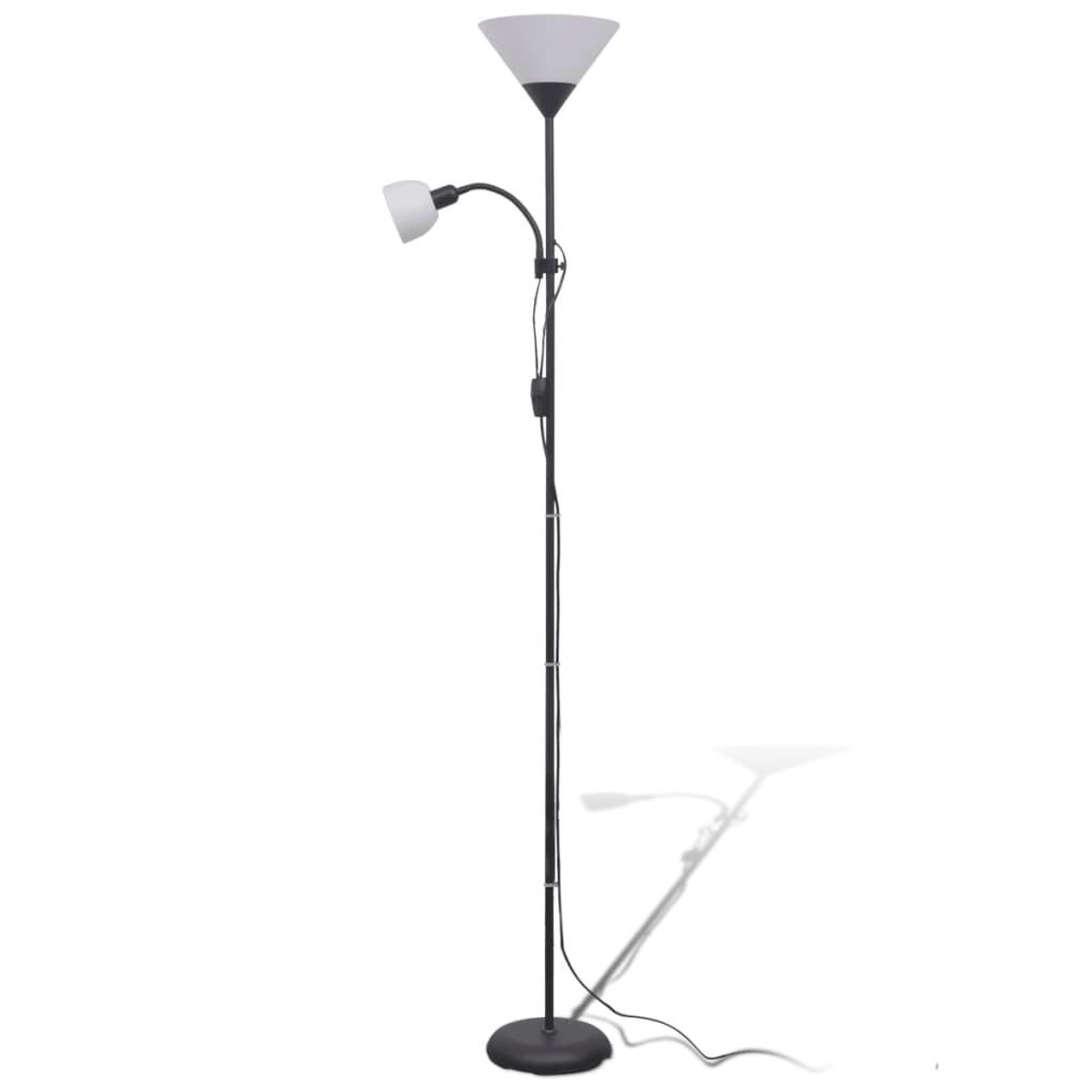 Voir la diapositive 2 : VIDAXL Lampadaire Noir