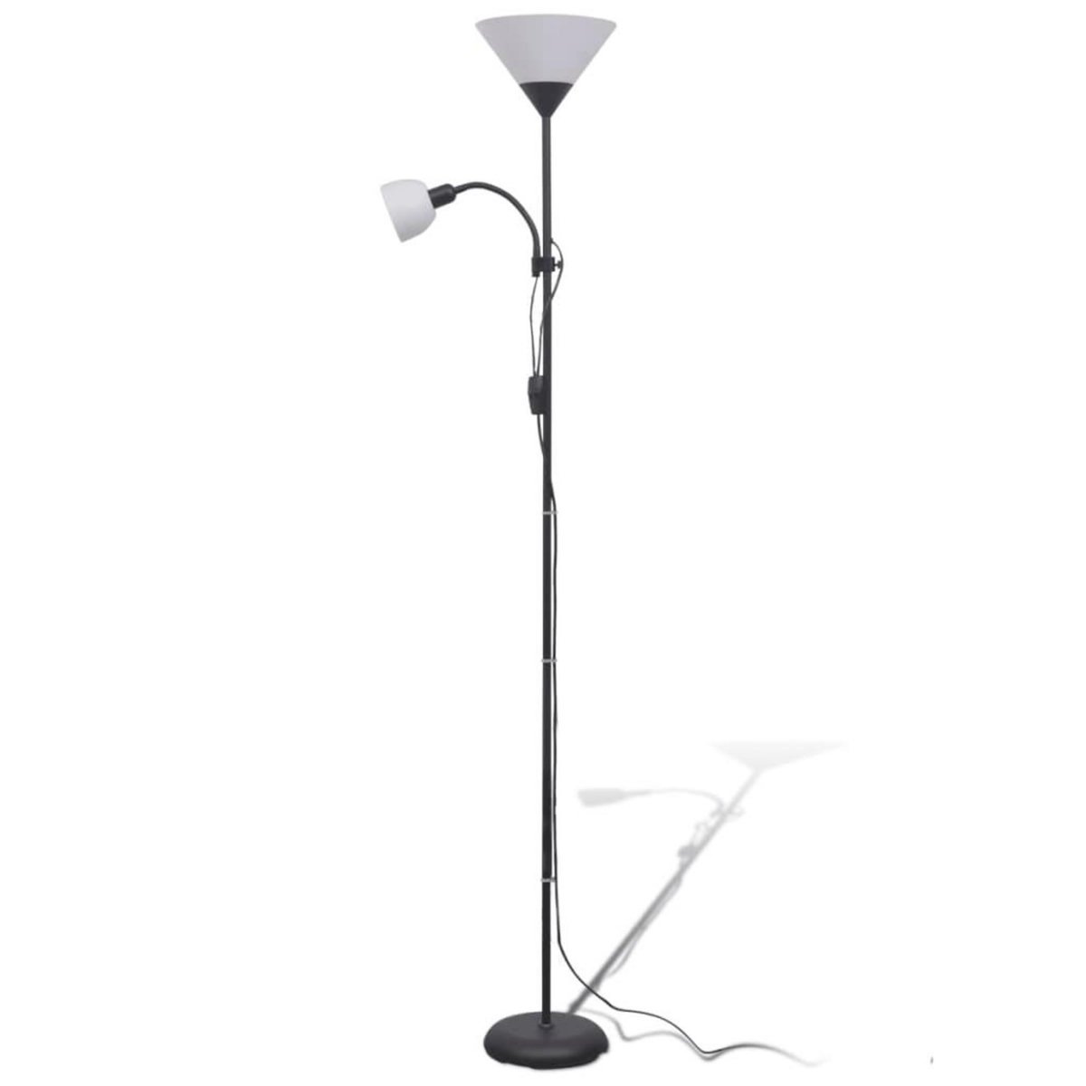 VIDAXL Lampadaire Noir