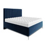 Voir la diapositive 1 : BEST MOBILIER Mendoza - lit coffre - 160x200 - sommier inclus - en velours