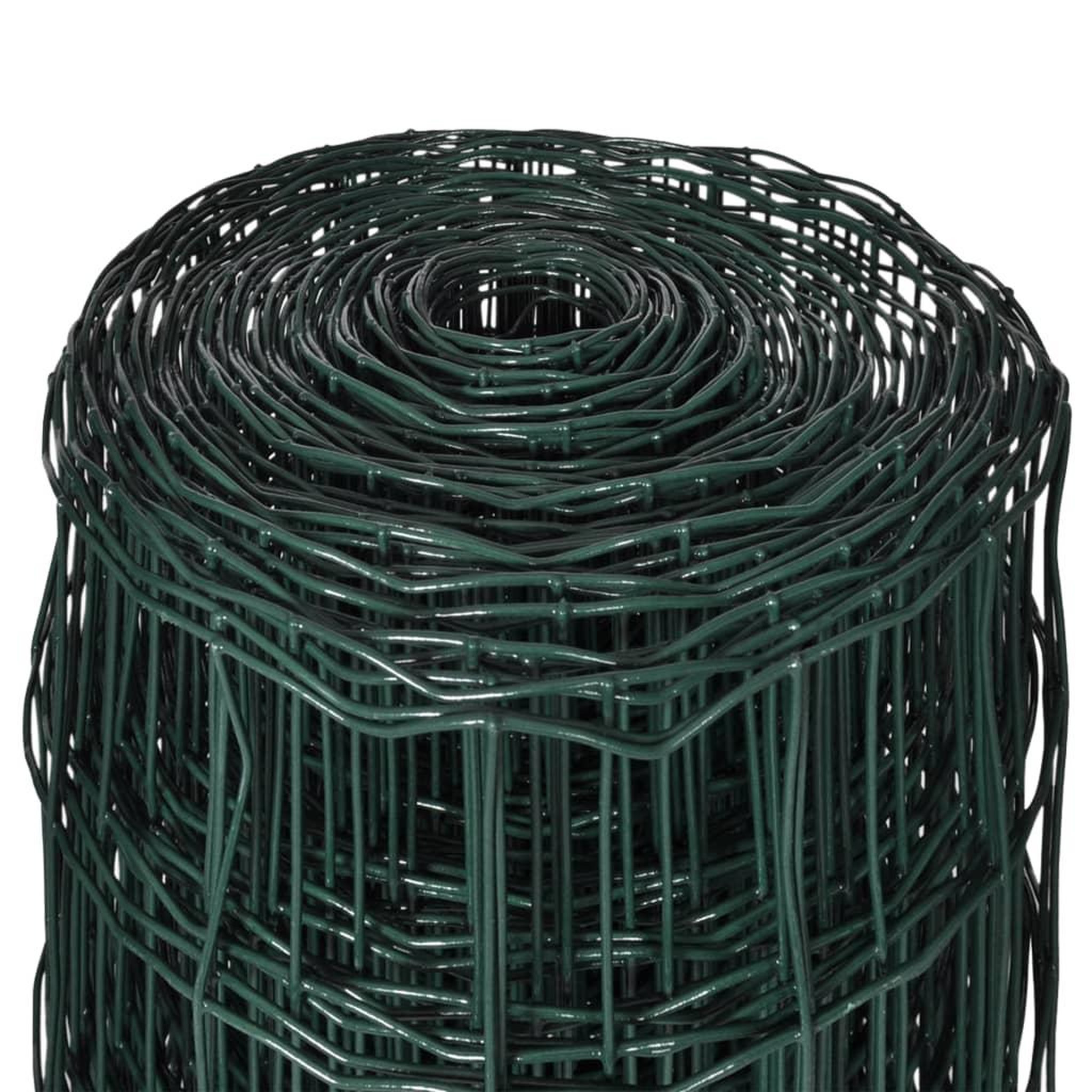 Voir la diapositive 4 : VIDAXL Cloture euro Acier 10 x 1,2 m Vert