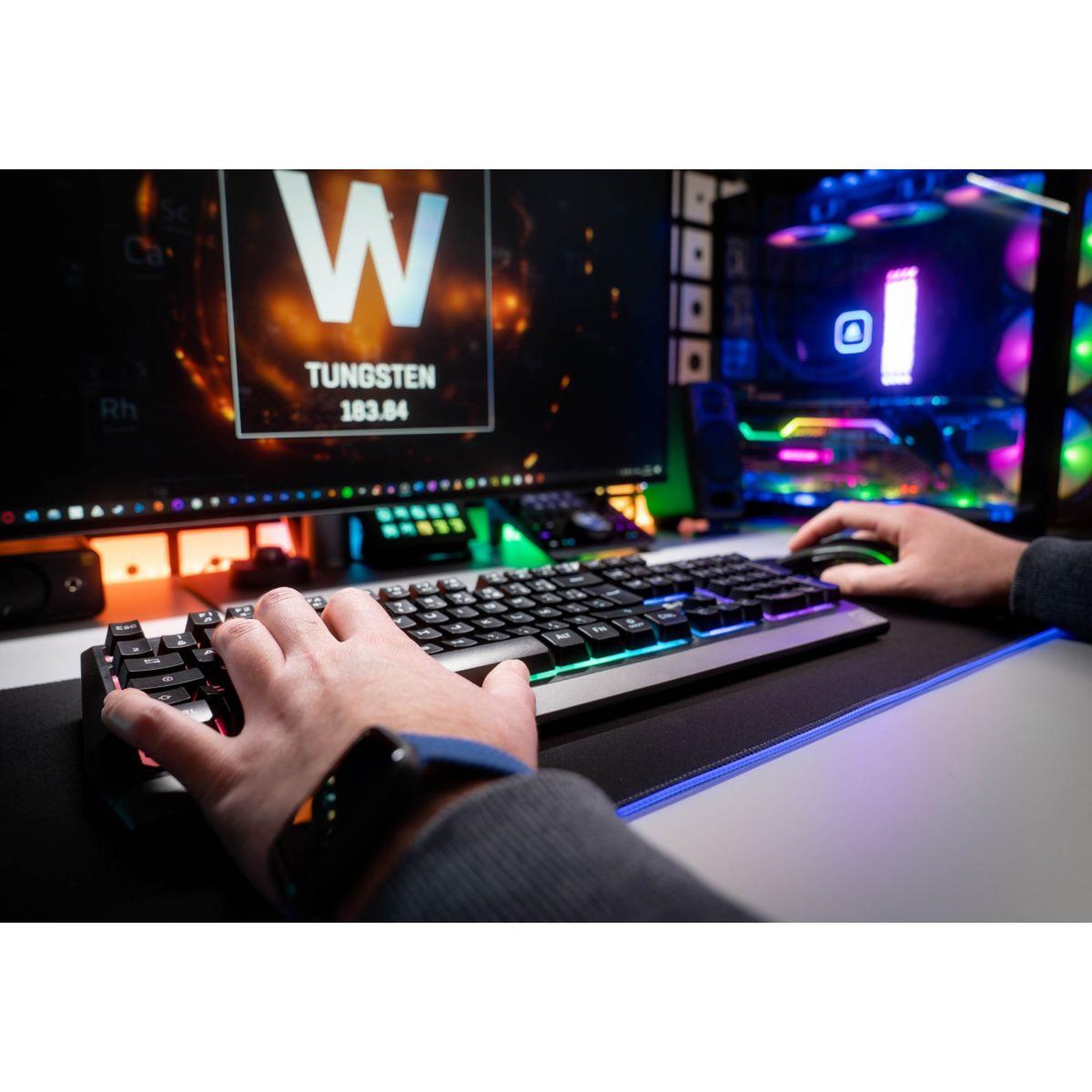 Voir la diapositive 3 : THE G-LAB Clavier gamer sans fil KEYZ-TUNGSTEN FR