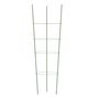 Voir la diapositive 5 : VIDAXL Supports pour plantes de jardin 4 anneaux 5pcs Vert 90 cm Acier