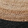 Voir la diapositive 3 : Paris Prix Tapis Rond Déco en Jute  Salem  90cm Noir